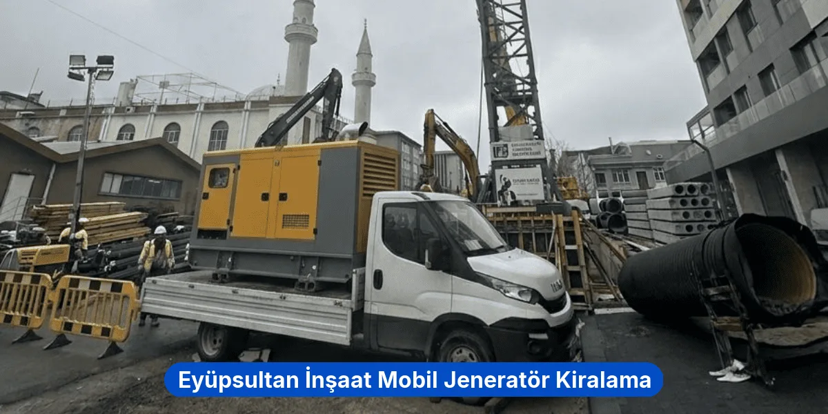 Eyüpsultan İnşaat Mobil Jeneratör Kiralama